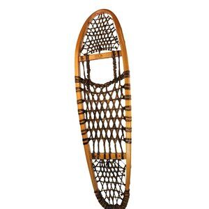 Vintage Wooden Snowshoe Rawhide Lacing Made In Canada Rustic Cabin Wall Decor 36